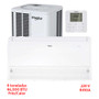 MINISPLIT PISO TECHO 4 TON 220V FRIO CALOR BLANCO R 410a (WAF4807Q)