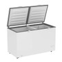CONGELADOR/REFRIGERADOR  HORIZONTAL 2 PUERTAS 1* -30* BLANCO 19  FT/534L  Dual cooling AHORRO ENERGIA  CANASTILLA PLASTICO (WHB53EBT)