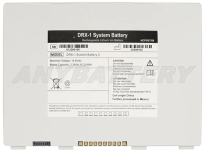 CareStream DRX Mobile X-Ray Battery, Carestream DRX-1 System Battery 3, Carestream SP8H6582 Battery, Carestream SP8H6582C Battery, Carestream SPAJ2900 Battery