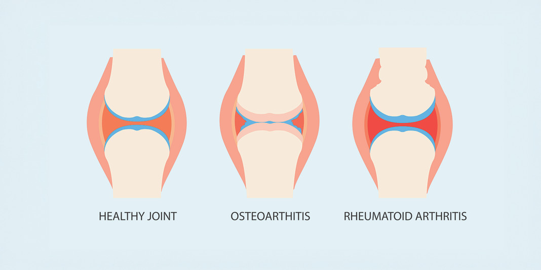 Differences Between Osteoarthritis & Rheumatoid Arthritis