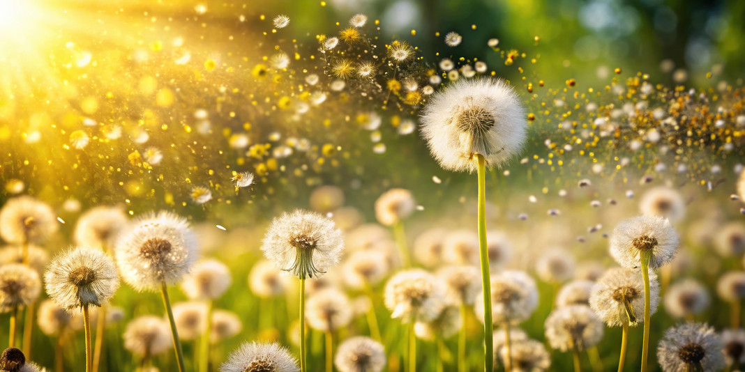 Hay fever hits the headlines!