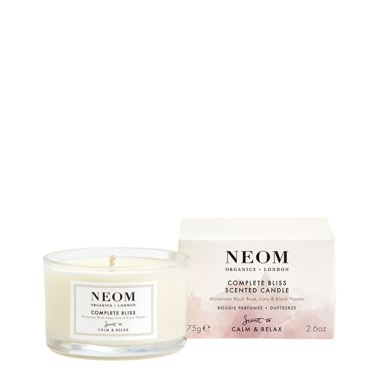 NEOM Organics Complete Bliss Scented Candle (Travel Size