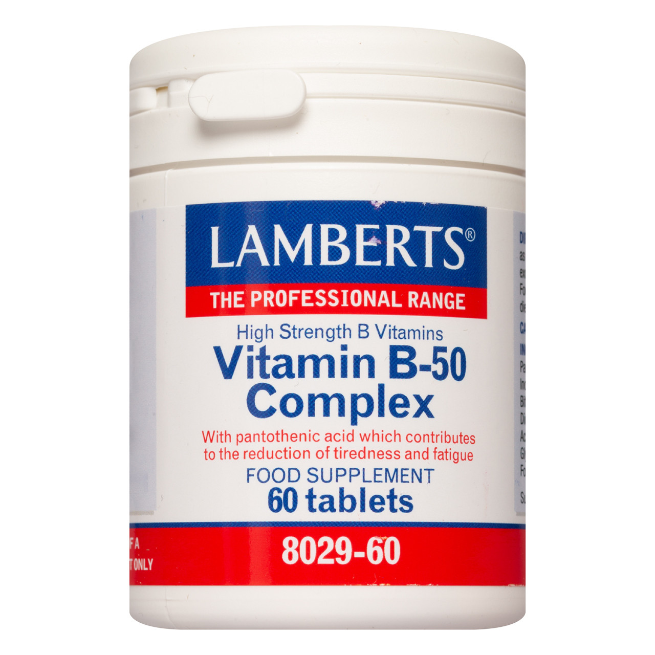 Lamberts Vitamin B50 Complex, 60 Tablets VictoriaHealth
