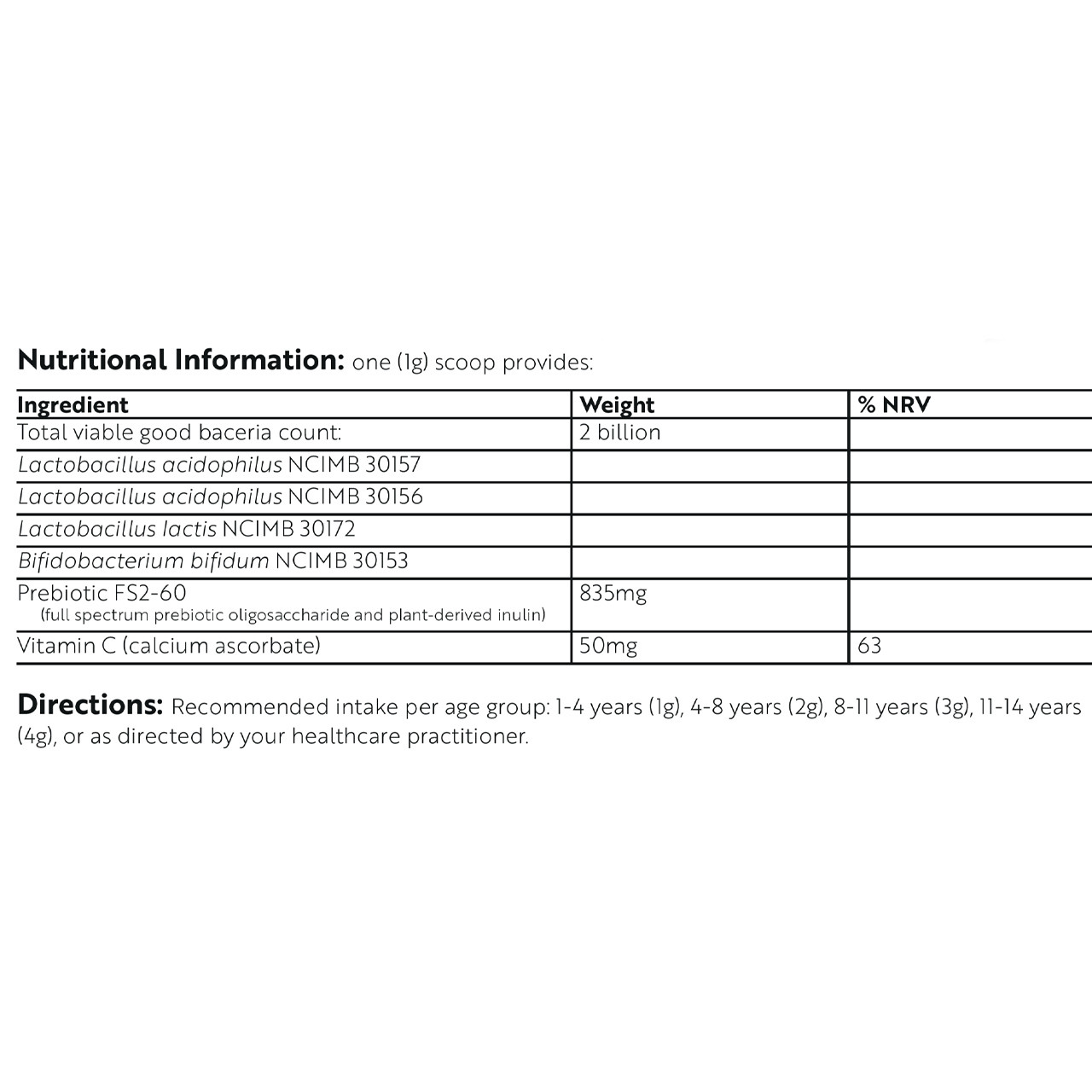 Viridian Synerbio Viridikid Powder, 50g VictoriaHealth