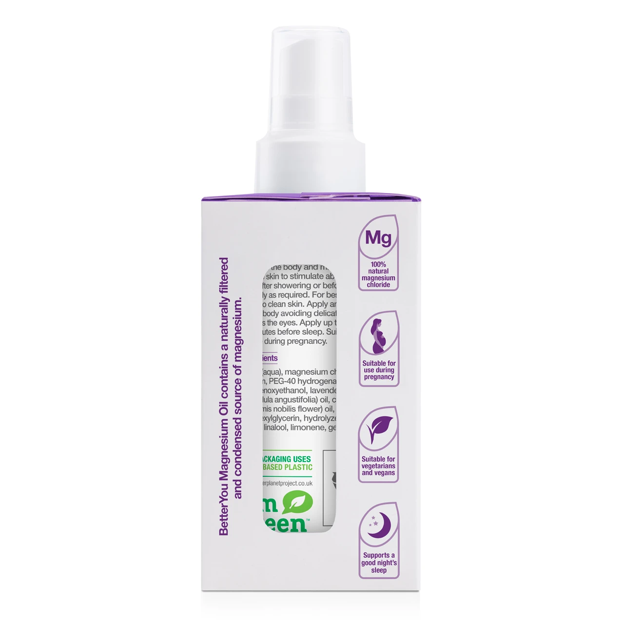 Spray Sommeil Au Magnésium Betteryou - 100 Ml, Pour Un Sommeil Profond