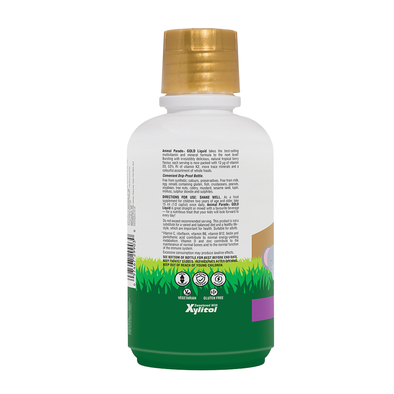 Natures Plus Animal Parade Gold Liquid Children's Multivitamin, 400ml ...