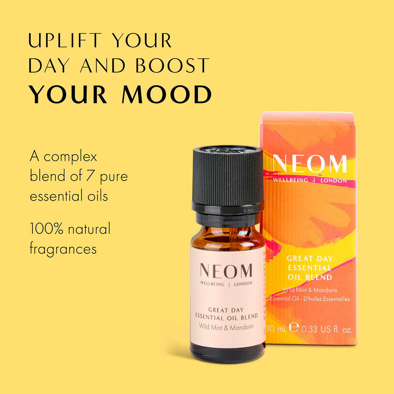 Neom Great Day Essential Oil Blend, 10ml - VictoriaHealth