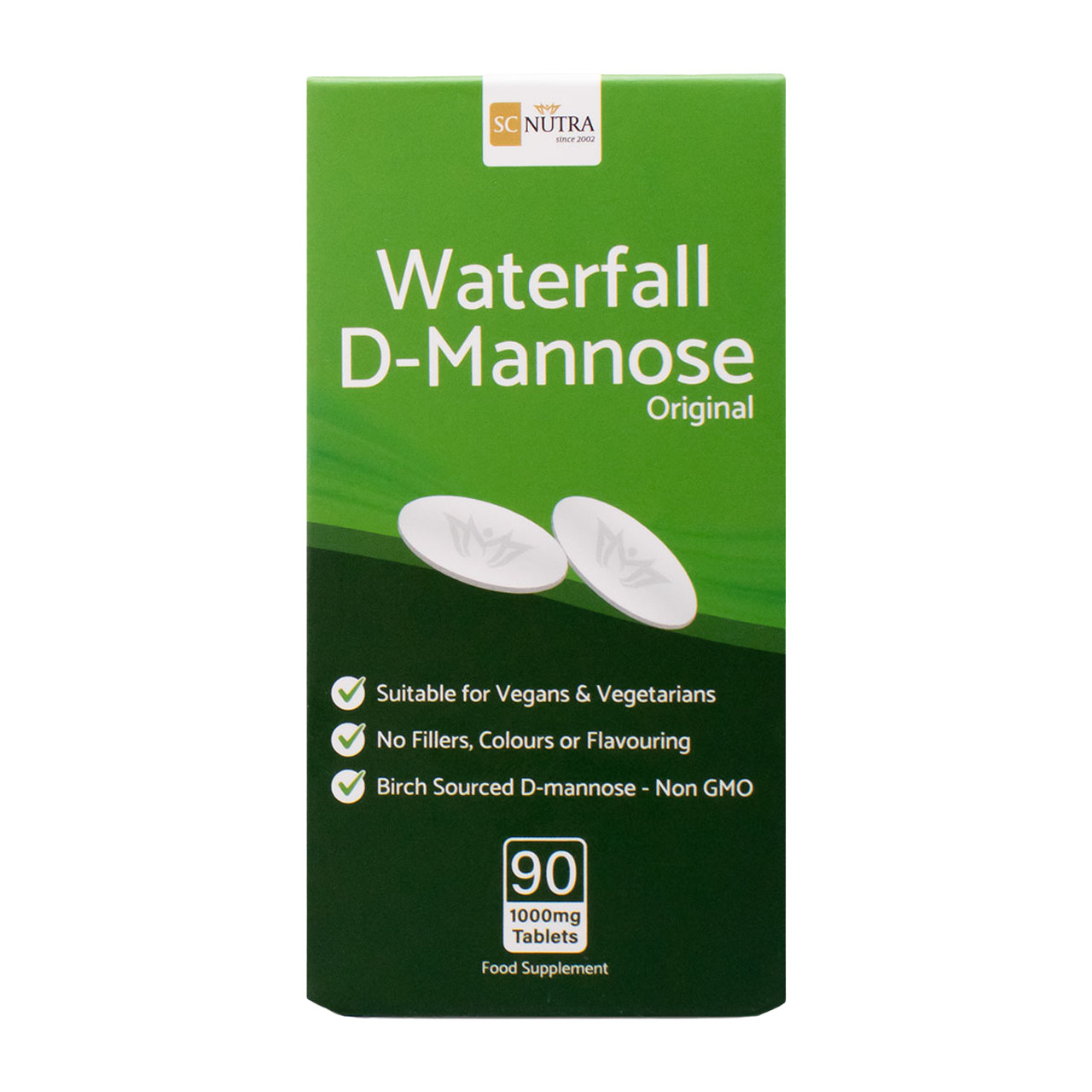 WATERFALL D MANNOSE TABLETS 1000MG intelligence overview