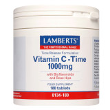 Vitamin C Time Release 1000mg With BioFlavonoids tablets provide high strength vitamin C to help support immunity