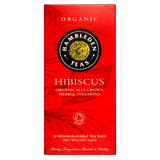 Hambleden Teas Hibiscus Tea bags, 20s red box, are beneficial for the heart.
