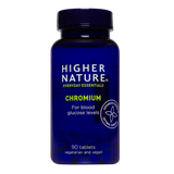 Higher Nature GTF Chromium helps support normal glucose metabolism which means blood sugar levels stay balanced, and energy levels are sustained