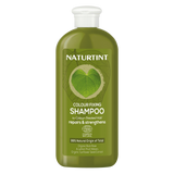 Naturtint Colour Fixing Shampoo 400ml plastic green bottle, is a frequent-use shampoo for colour-treated hair.