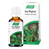 A.Vogel Ivy Thyme Complex, 50ml brown glass bottle with white label & cap.