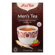 Yogi Men’s Tea comes with a roasted spice flavour and a hint of Ginseng.