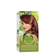 Naturtint Permanent Hair Colour 5C Light Copper Chestnut green box,  is a natural, ammonia-free permanent hair colour leaving your hair smooth & shiny