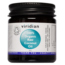 Viridian 100% Organic Raw Virgin Coconut Oil : The health benefits of coconut oil include hair care, skin care, stress relief, maintaining cholesterol levels, weight loss, increased immunity, proper digestion and metabolism, relief from kidney problems, cardiovascular health and bone strength.
