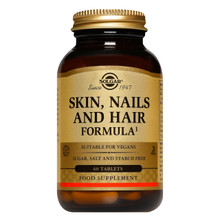 Solgar Skin, Nails And Hair Formula helps support the health of skin & strengthen nails and hair.