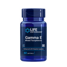 Life Extension Gamma E Mixed Tocopherol is the best natural form of vitamin E to protect the heart and other ageing concerns.