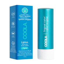 Liplux® Lip Balm - 4.2 grams blue carton box & blue plastic lip balm tube. Smoothes and conditions dry, chapped lips
