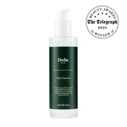 DoSe Daily Cleanser is an award-winning foaming cleanser suitable for all skin types including sensitive skin.