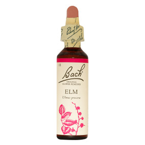 Bach Flower Remedies Elm - 20-ml bottle; for those who feel overwhelmed by their workload