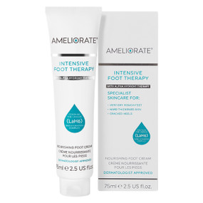 Ameliorate Intensive Foot Treatment - 75-ml tube;  a specifically designed to soften thickened, hard and dry skin on the feet, while attracting and holding moisture, to increase suppleness and elasticity.