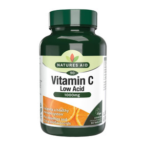 Natures Aid Low Acid Vitamin C 1000mg front image