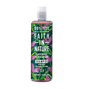 Faith In Nature Lavender & Geranium Shampoo - 400-ml plastic bottle