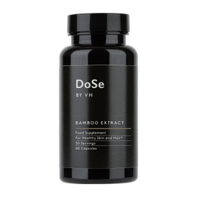 DoSe by VH Bamboo Extract  60-Capsules bottle; provides a strong strength of  silica + biotin to support healthy hair, skin & nails.