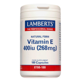 Lamberts Healthcare Natural Vitamin E 400iu - front image