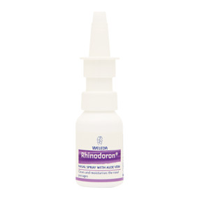 Weleda Rhinodoron Nasal Spray - 20-ml bottle; decongests & cleans nasal passages to relieve the symptoms of hay fever & allergies.