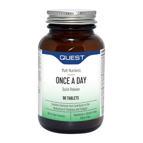 Quest Vitamins Once A Day Multivitamins - 90-Tablets jar