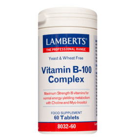 Lamberts Healthcare Vitamin B-100 Complex 60-tablets - front image