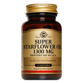 Solgar Vitamins Super Starflower Oil - 1300-mg 30-Softgels; acts as an adrenal tonic and gland balancer.