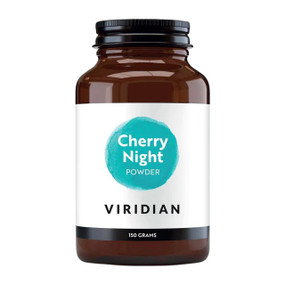 Viridian Nutrition Cherry Night - 150-Grams bottle; formulated for those with insomnia, sleep disturbances and for people who cannot maintain healthy sleep pattern.