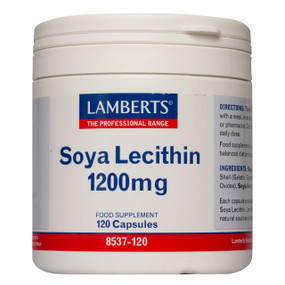 Lamberts Healthcare Soya Lecithin - 1200-mg 120-Capsules front image