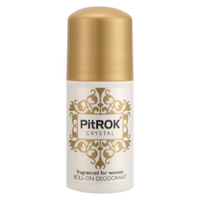 Pitrok Crystal Roll-On Deodorant For Women - 50-ml recyclable plastic bottle; a natural aluminium-free roll-on deodorant which fights odour-causing bacteria