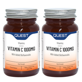 Quest Vitamins Vitamin C Timed Release Twin Pack - 2 x 90-Tablets jar
