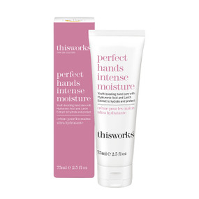 This Works Perfect Hands Intense Moisture - 75-ml white tube and pink box; a wonderful anti-ageing cream for hands