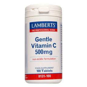 Lamberts Healthcare Gentle Vitamin C 500mg - 100-Tablets front image