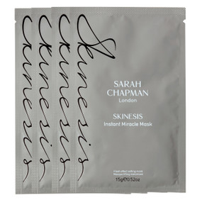 Sarah Chapman Skinesis Instant Miracle Mask
- 4 x 15-Gram Sachets pouches; Shake, paint, peel and reveal smoother, more radiant and fresher-looking skin with this fabulous Instant Miracle Mask from Sarah Chapman.