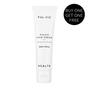Ful.Vic.Health Fulvic Face Cream - 60-ml white tube; a luxurious firming & anti-ageing face cream which nourishes & primes skin for a smooth complexion