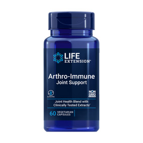 Life Extension Arthro-Immune Joint Support - 60-Capsules bottle; helps support joint flexibility & function for those with immune-related arthritis