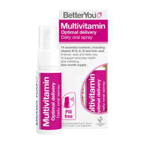 Better You Multivitamin Oral Spray - 25-ml white and pink bottle