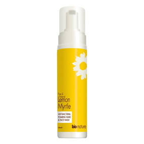 Bio-Nature Lemon Myrtle Anti-Bacterial Foaming Hand & Face Wash - 200-ml bottle