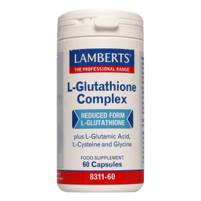 Lamberts Healthcare L-Glutathione Complex - 60-Capsules front image