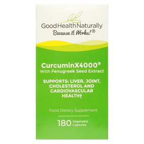 Good Health Naturally Curcumin X4000 - 200-mg 180-Capsules box