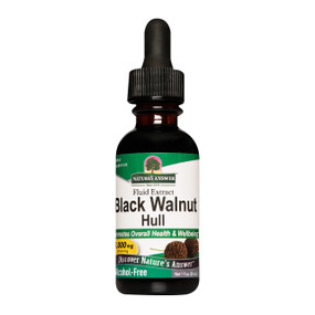 Natures Aid Black Walnut Hulls - 30-ml glass bottle