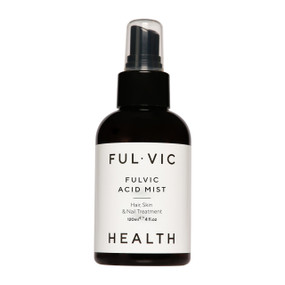 Ful.Vic.Health Fulvic Mist - 120-ml brown plastic bottle; a leave-in conditioning hair mist to nourish the scalp, strengthen follicles & promote hair growth for those with hair loss and thinning hair.