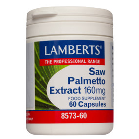 Lamberts Healthcare Saw Palmetto Extract - 160-mg 60-Capsules front image